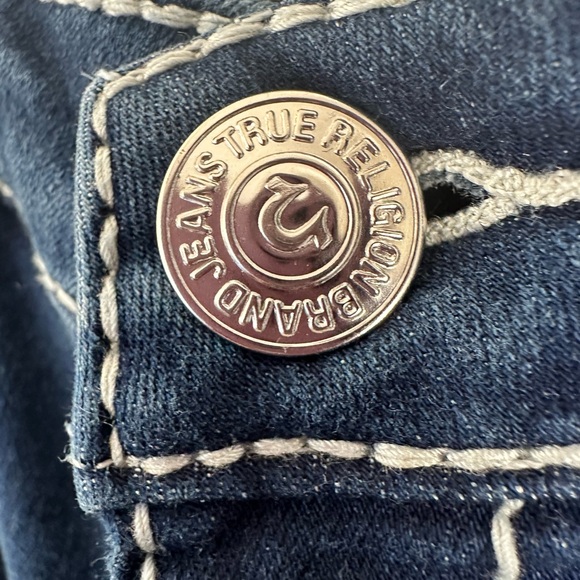 True Religion Women's Blue Denim Curvy Skinny Stretchy Jeans Size 27 - Picture 9 of 12